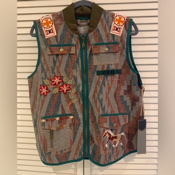 Double D Ranch Jackets & Blazers - NWT - NEVER WORN Double D Ranch Vest!!!!🐎🧲